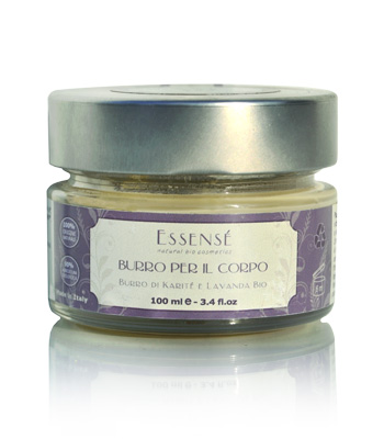 Essensé, Burro per il Corpo Karité e Lavanda - 100ml Essensé, Burro per il Corpo Karité e Lavanda - 100ml