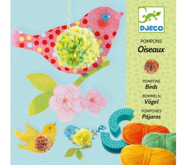 Djeco, Pompons uccellini Djeco, Pompons uccellini