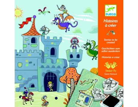 Djeco, Histoires à Créer chevaliers - timbri Djeco, Histoires à Créer chevaliers - timbri