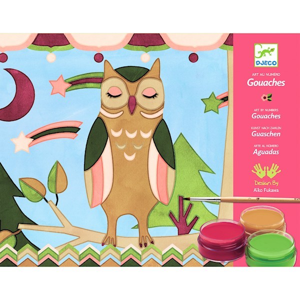 Djeco, Gouaches les Animaux - colori a tempera Djeco, Gouaches les Animaux - colori a tempera
